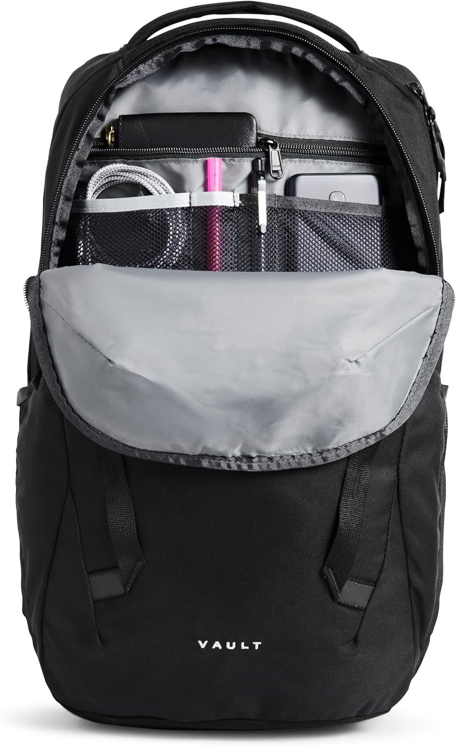 The North Face Vault Everyday Laptop Backpack - Commuter Travel Bag, Water-Repellent Finish, Spacious Compartment, TNF Black-NPF, One Size | Everyday, PFAS Free - Image 4